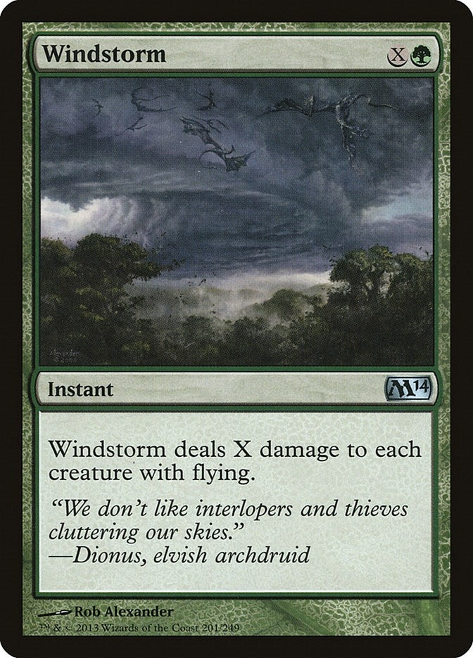Image for Windstorm (201) [Magic 2014 (M14)] - Magic: The Gathering