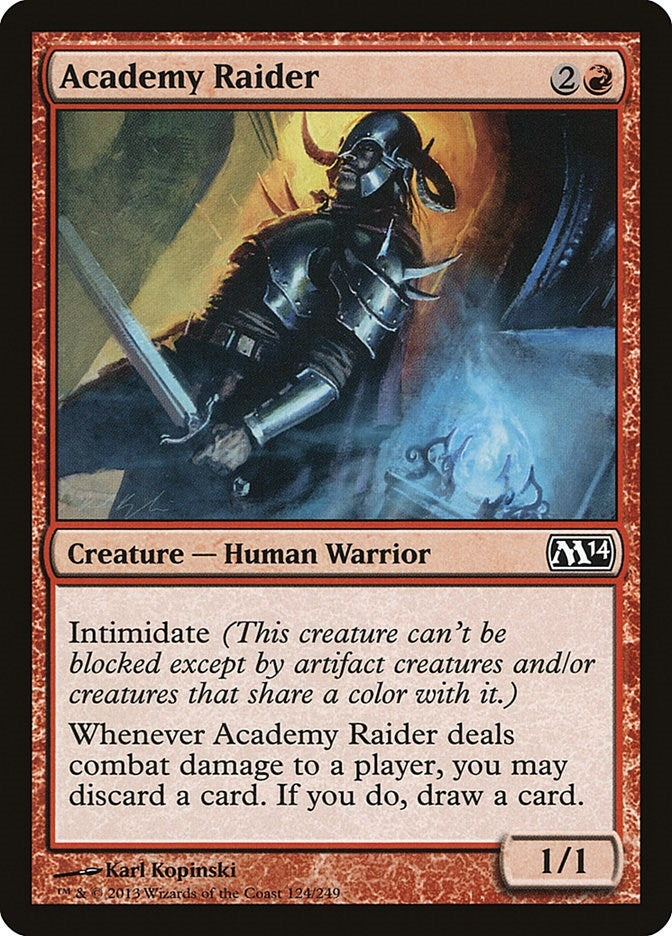 Image for Academy Raider (124) [Magic 2014 (M14)] - Magic: The Gathering