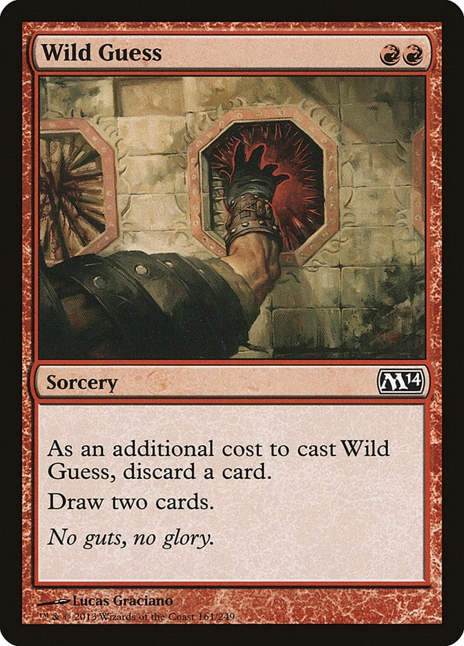 Image for Wild Guess (161) [Magic 2014 (M14)] - Magic: The Gathering