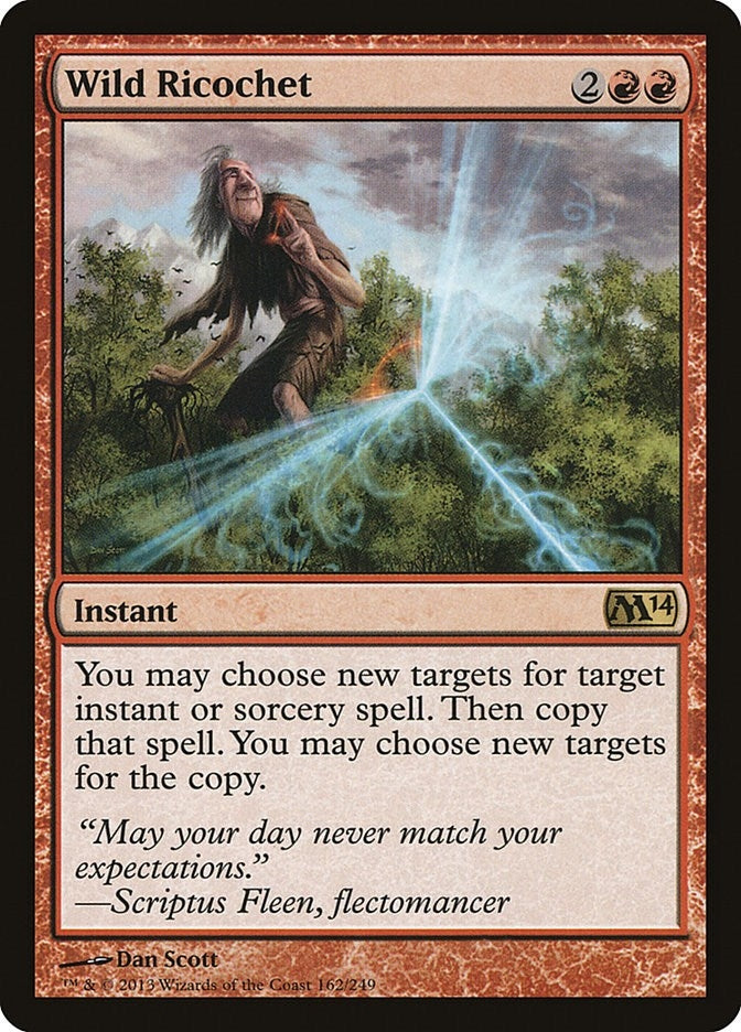 Image for Wild Ricochet (162) [Magic 2014 (M14)] - Magic: The Gathering