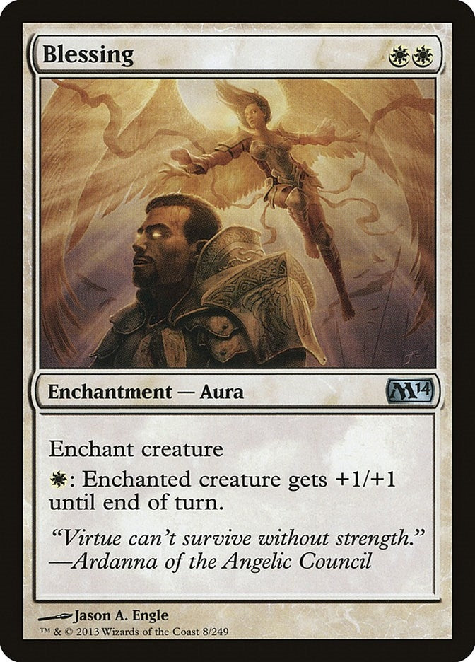 Image for Blessing (8) [Magic 2014 (M14)] - Magic: The Gathering