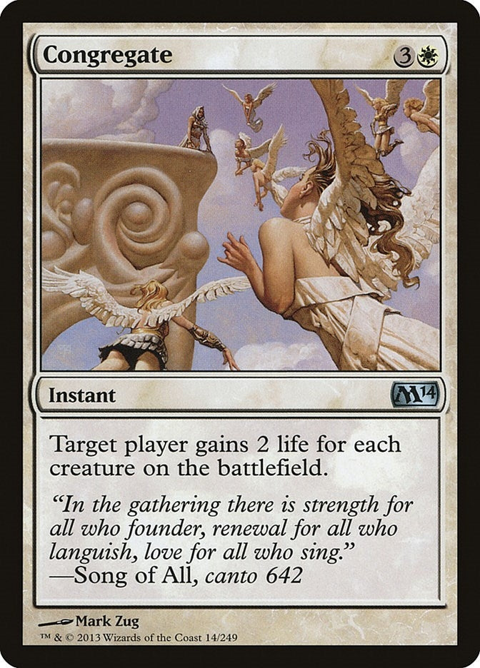 Image for Congregate (14) [Magic 2014 (M14)] - Magic: The Gathering
