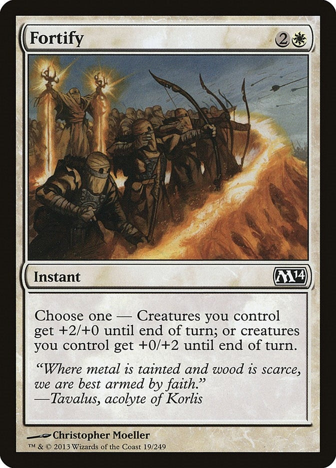 Image for Fortify (19) [Magic 2014 (M14)] - Magic: The Gathering