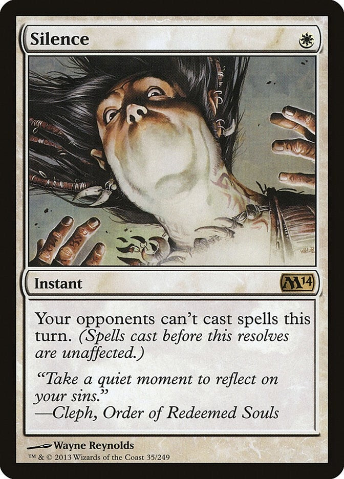 Image for Silence (35) [Magic 2014 (M14)] - Magic: The Gathering
