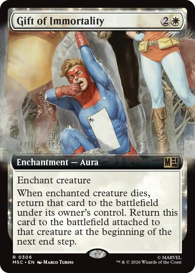 Image for Gift of Immortality (Extended Art) (306) [Commander: Marvel Super Heroes] - Magic: The Gathering