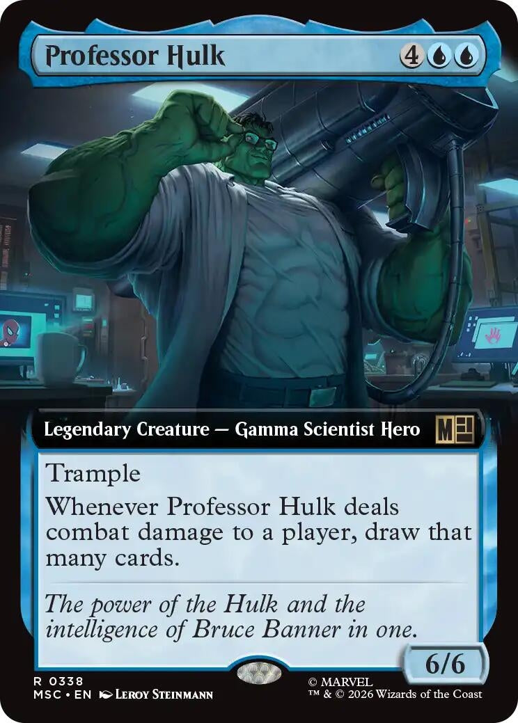 Image for Professor Hulk (Extended Art) (338) [Commander: Marvel Super Heroes] - Magic: The Gathering
