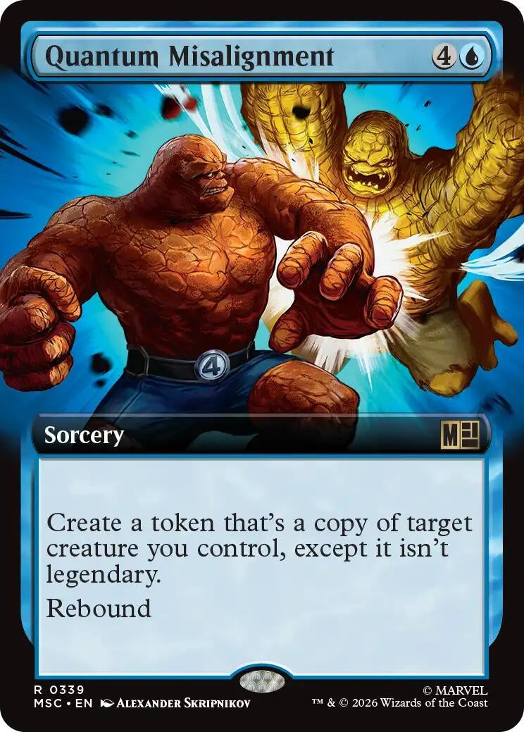 Image for Quantum Misalignment (Extended Art) (339) [Commander: Marvel Super Heroes] - Magic: The Gathering