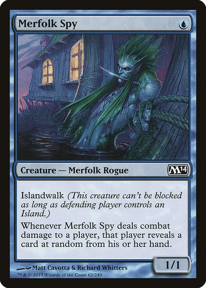 Image for Merfolk Spy (62) [Magic 2014 (M14)] - Magic: The Gathering