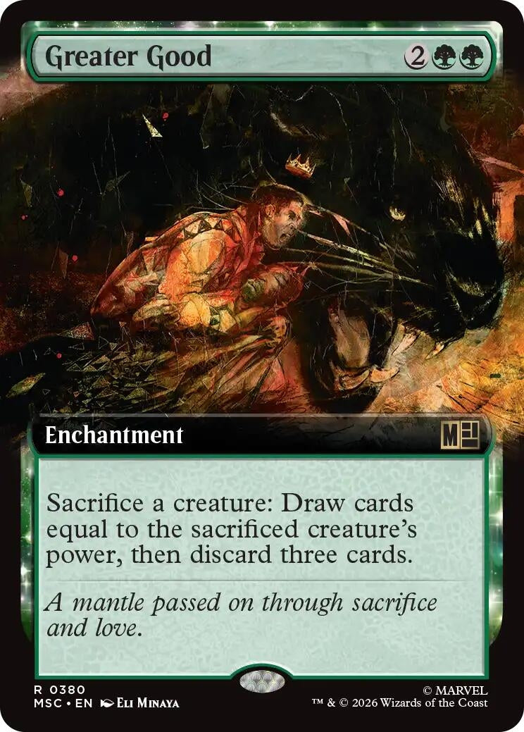 Image for Greater Good (Extended Art) (380) [Commander: Marvel Super Heroes] - Magic: The Gathering