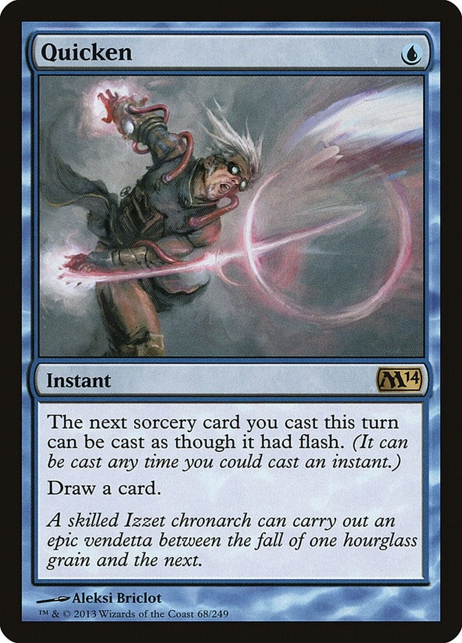 Image for Quicken (68) [Magic 2014 (M14)] - Magic: The Gathering