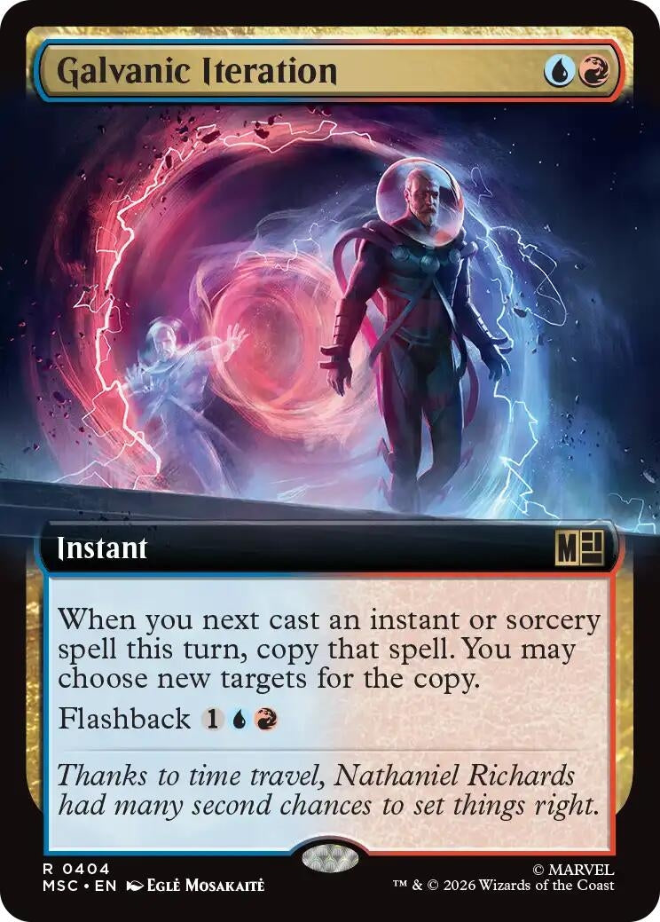 Image for Galvanic Iteration (Extended Art) (404) [Commander: Marvel Super Heroes] - Magic: The Gathering