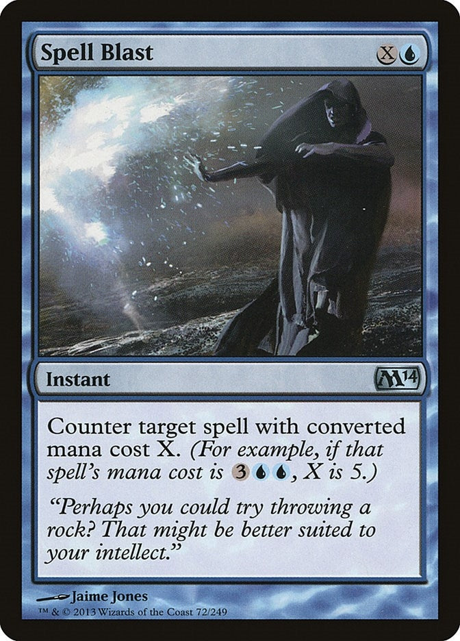 Image for Spell Blast (72) [Magic 2014 (M14)] - Magic: The Gathering