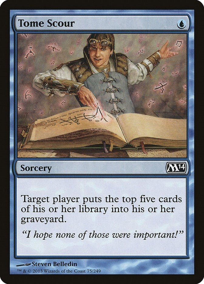 Image for Tome Scour (75) [Magic 2014 (M14)] - Magic: The Gathering