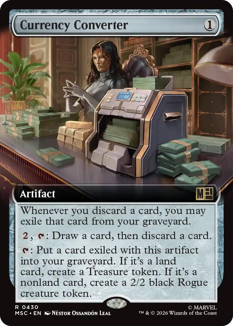 Image for Currency Converter (Extended Art) (430) [Commander: Marvel Super Heroes] - Magic: The Gathering