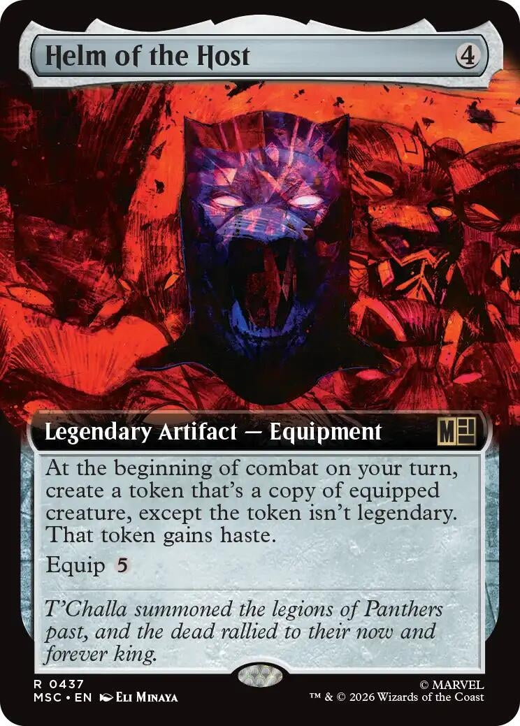 Image for Helm of the Host (Extended Art) (437) [Commander: Marvel Super Heroes] - Magic: The Gathering