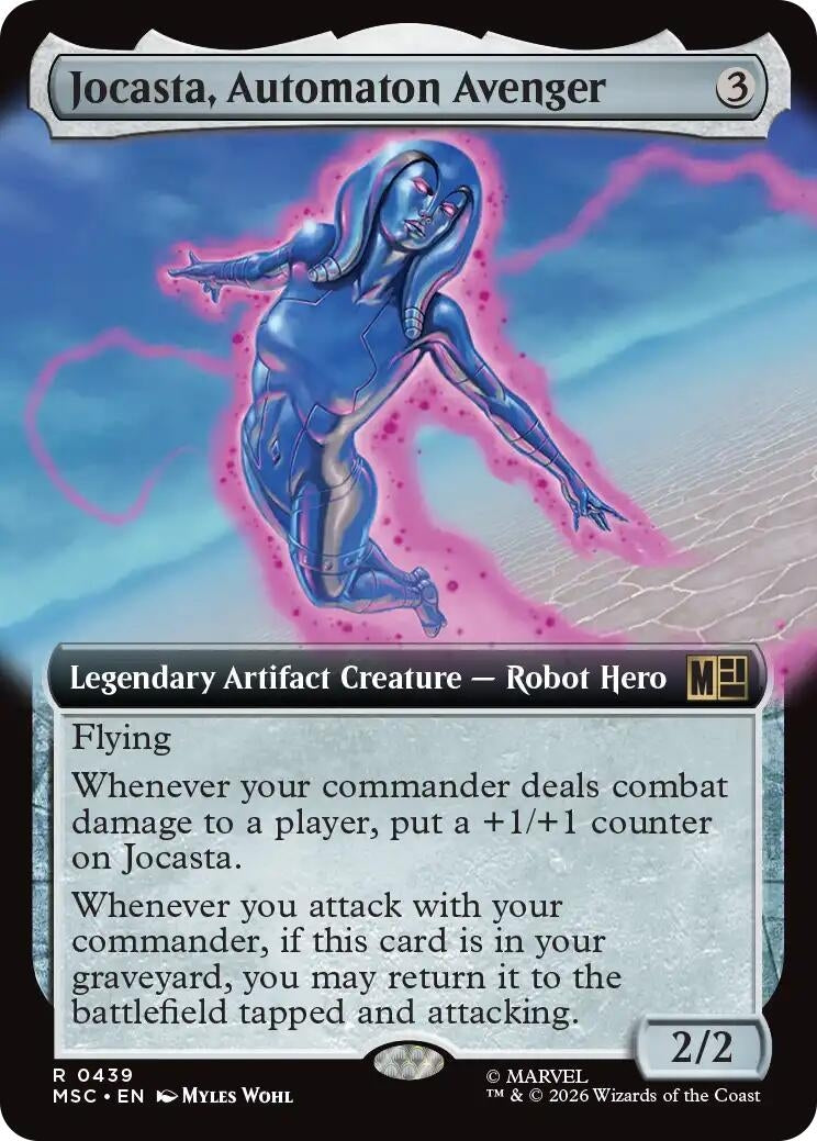 Image for Jocasta, Automaton Avenger (Extended Art) (439) [Commander: Marvel Super Heroes] - Magic: The Gathering