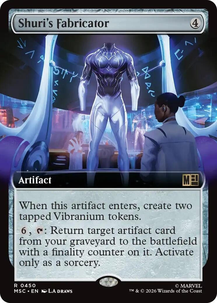 Image for Shuri's Fabricator (Extended Art) (450) [Commander: Marvel Super Heroes] - Magic: The Gathering