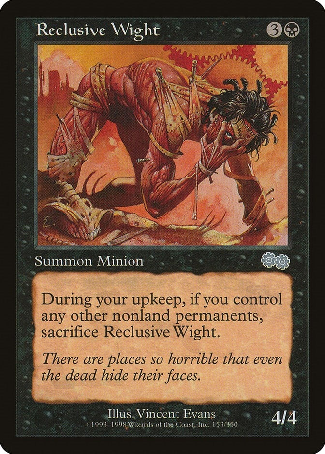Image for Reclusive Wight (153) [Urza's Saga] - Magic: The Gathering