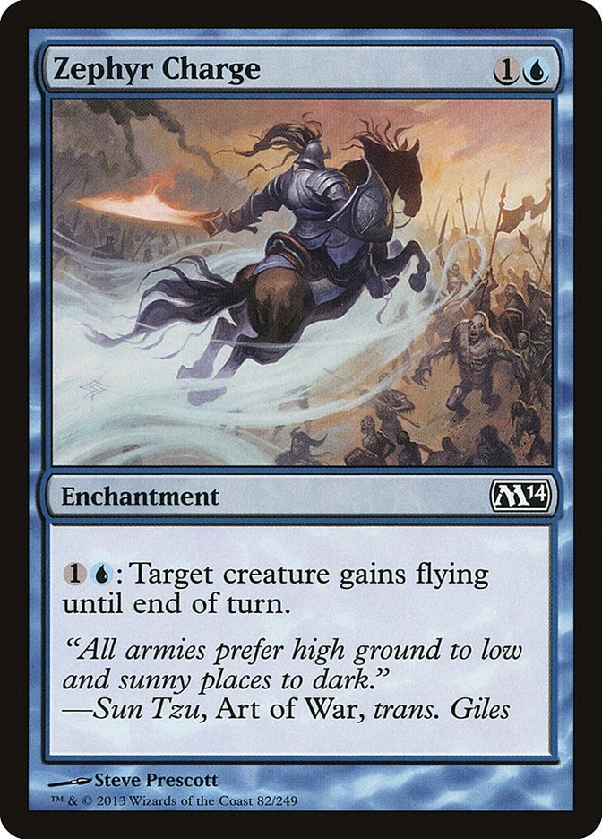 Image for Zephyr Charge (82) [Magic 2014 (M14)] - Magic: The Gathering
