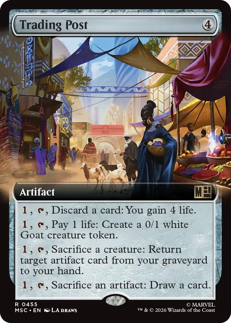 Image for Trading Post (Extended Art) (455) [Commander: Marvel Super Heroes] - Magic: The Gathering