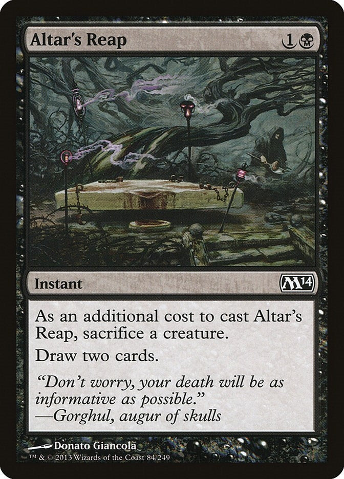 Image for Altar's Reap (84) [Magic 2014 (M14)] - Magic: The Gathering