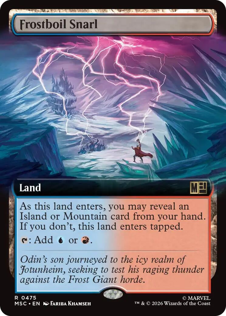 Image for Frostboil Snarl (Extended Art) (475) [Commander: Marvel Super Heroes] - Magic: The Gathering