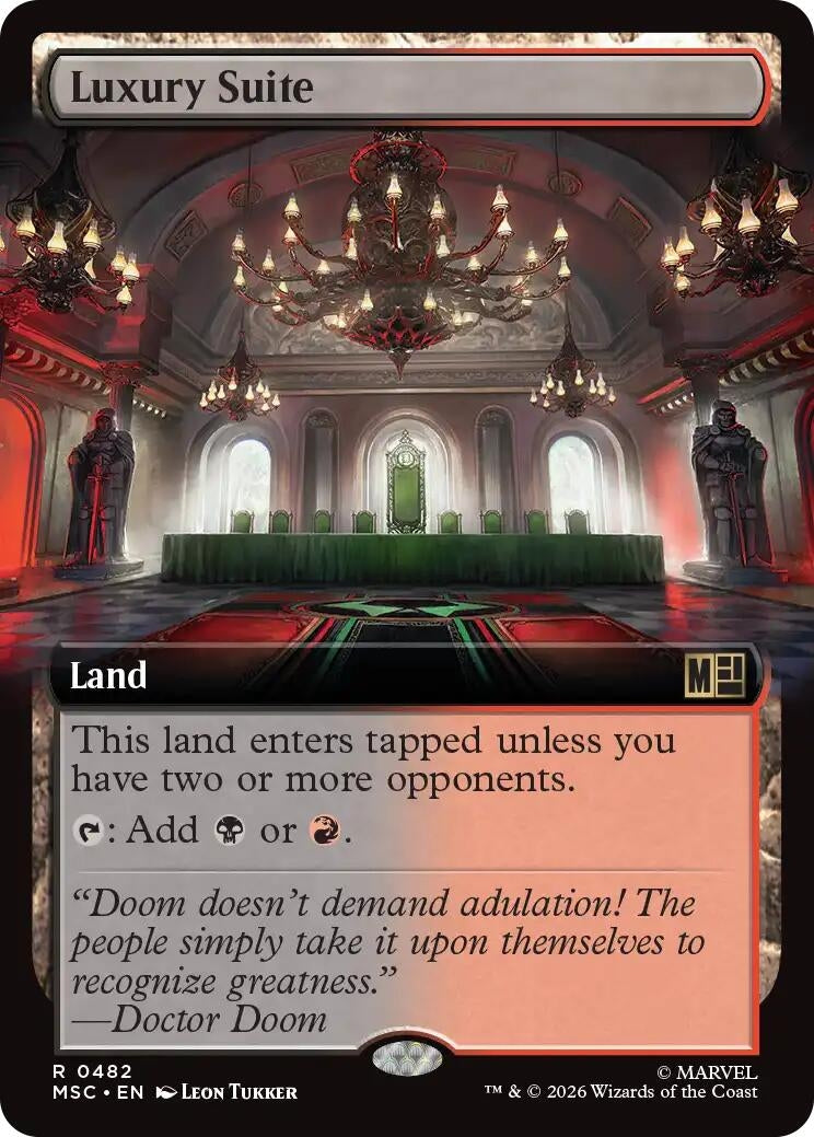 Image for Luxury Suite (Extended Art) (482) [Commander: Marvel Super Heroes] - Magic: The Gathering