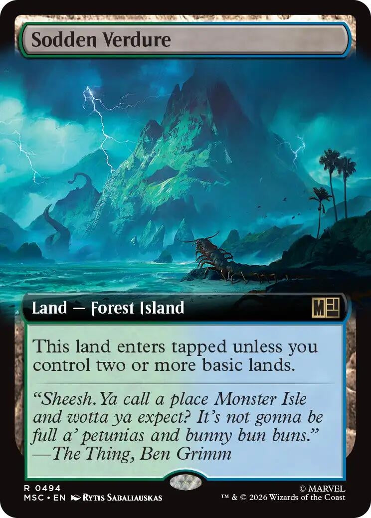 Image for Sodden Verdure (Extended Art) (494) [Commander: Marvel Super Heroes] - Magic: The Gathering