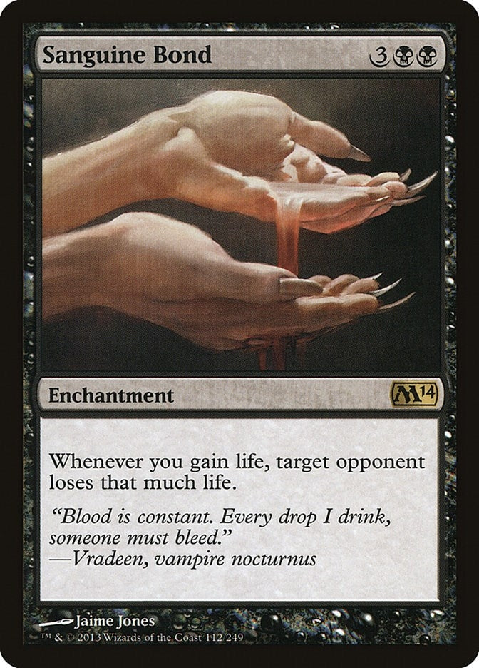Image for Sanguine Bond (112) [Magic 2014 (M14)] - Magic: The Gathering