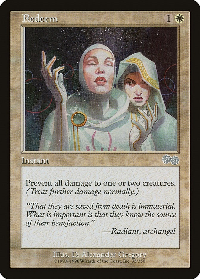 Image for Redeem (33) [Urza's Saga] - Magic: The Gathering