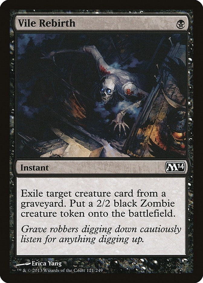 Image for Vile Rebirth (121) [Magic 2014 (M14)] - Magic: The Gathering