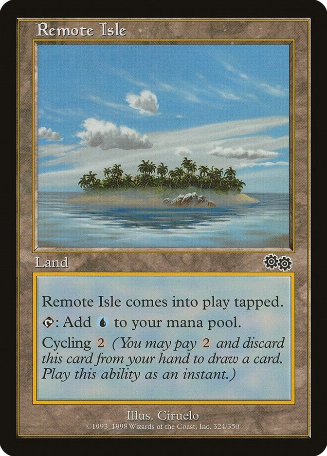 Image for Remote Isle (324) [Urza's Saga] - Magic: The Gathering