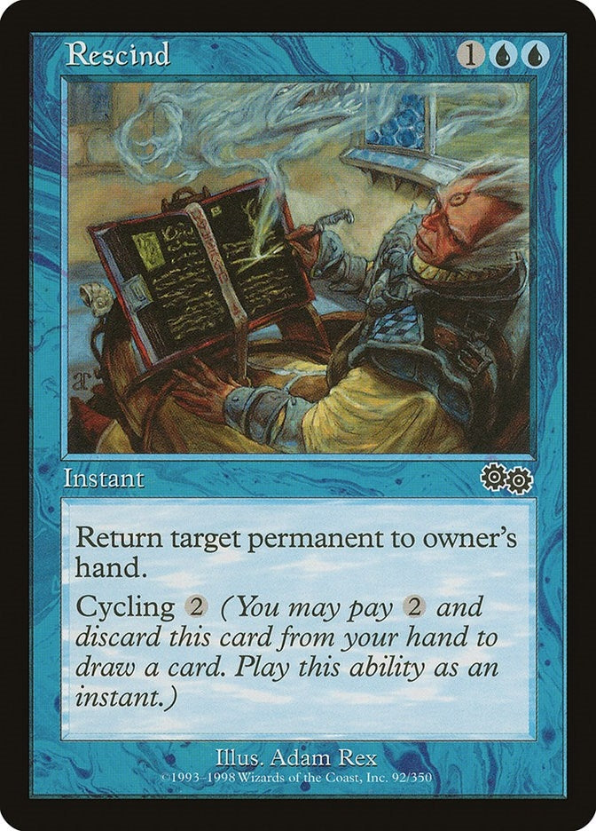 Image for Rescind (92) [Urza's Saga] - Magic: The Gathering