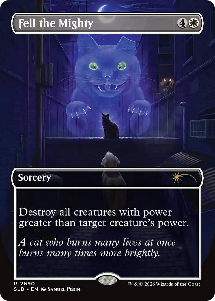 Image for Fell the Mighty (2690) (2690) [Secret Lair Drop Series] - Magic: The Gathering