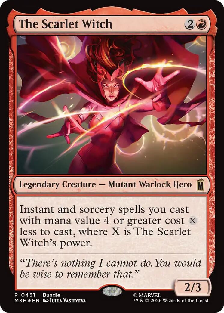 Image for The Scarlet Witch (431) [Unique and Miscellaneous Promos] - Magic: The Gathering