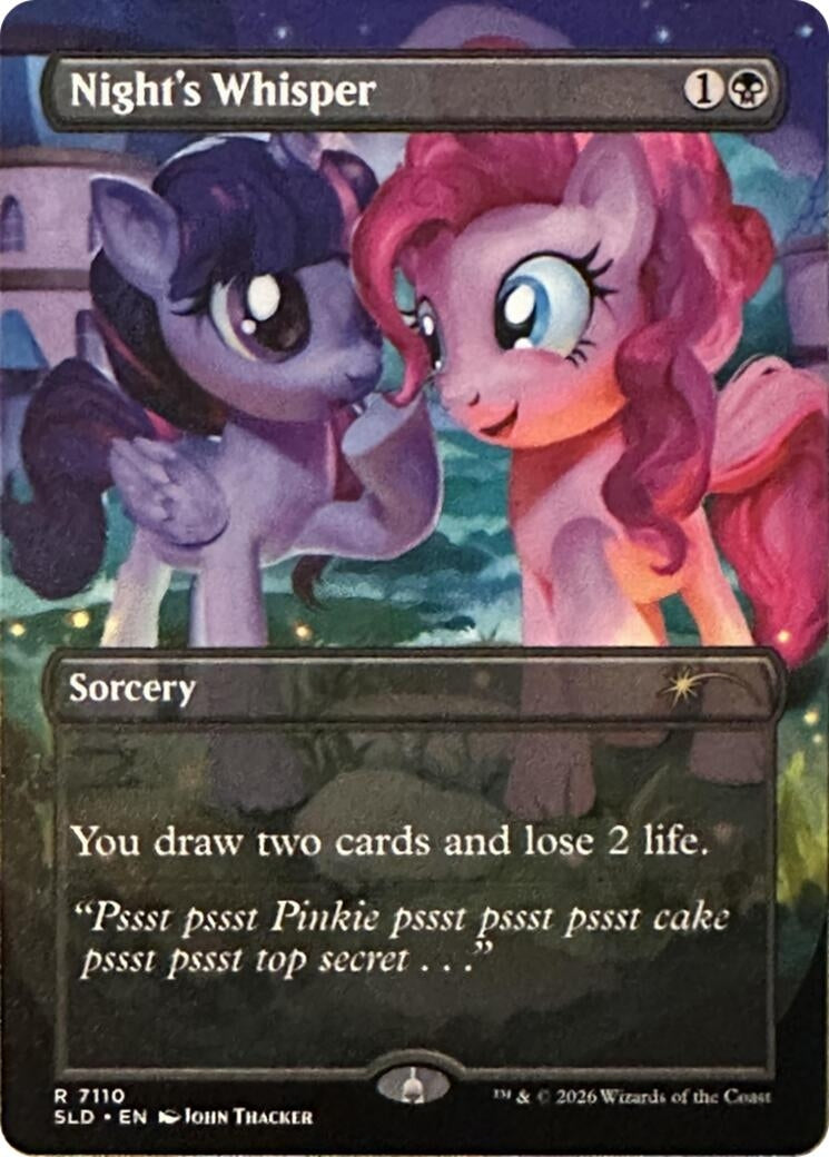 Image for Night's Whisper (7110) (7110) [Secret Lair Drop Series] - Magic: The Gathering