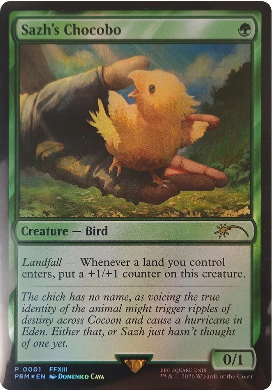 Image for Sazh's Chocobo (1) [Unique and Miscellaneous Promos] - Magic: The Gathering