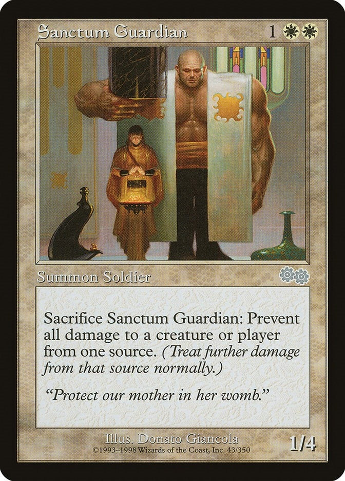 Image for Sanctum Guardian (43) [Urza's Saga] - Magic: The Gathering