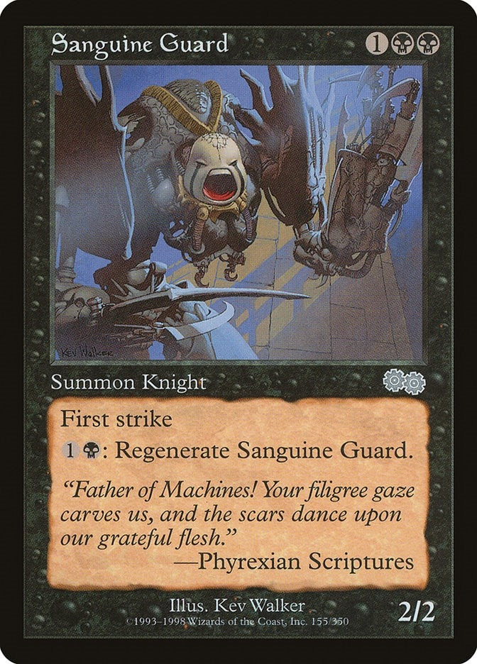 Image for Sanguine Guard (155) [Urza's Saga] - Magic: The Gathering