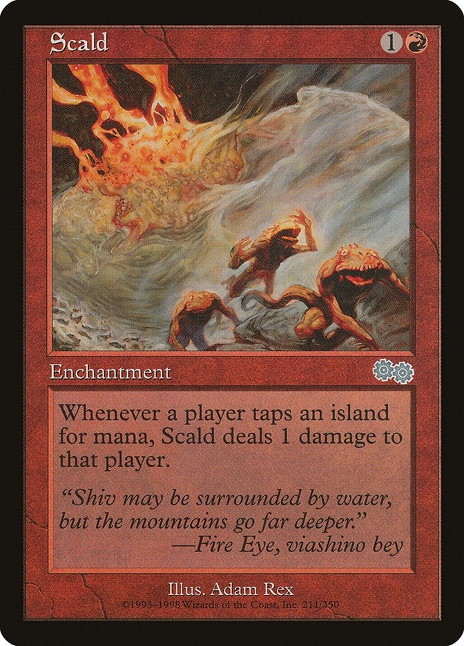 Image for Scald (211) [Urza's Saga] - Magic: The Gathering
