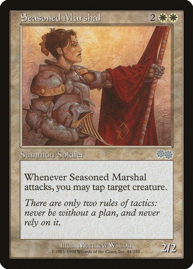 Image for Seasoned Marshal (44) [Urza's Saga] - Magic: The Gathering