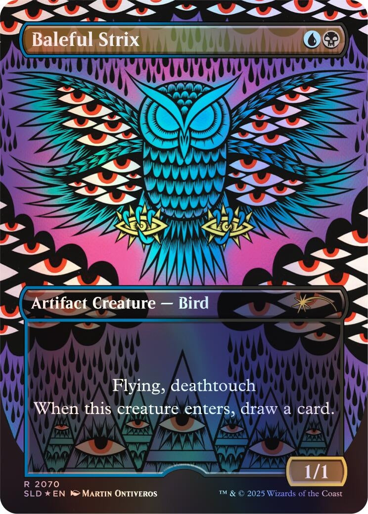 Image for Baleful Strix (2070) (Rainbow Foil) (2070) [Secret Lair Drop Series] - Magic: The Gathering