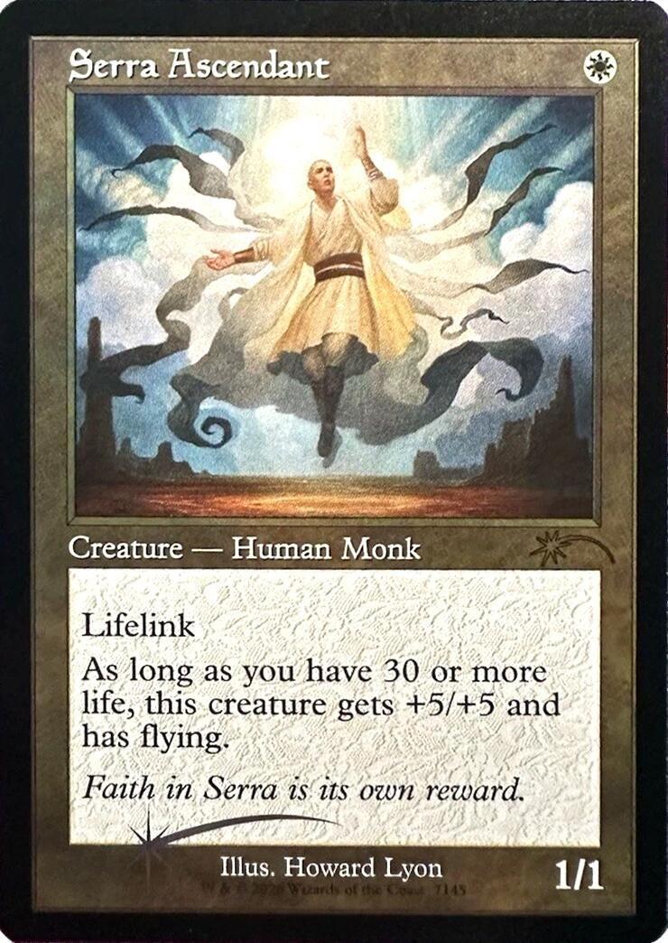Serra Ascendant (Retro Frame) (7145) [Secret Lair Drop Series]