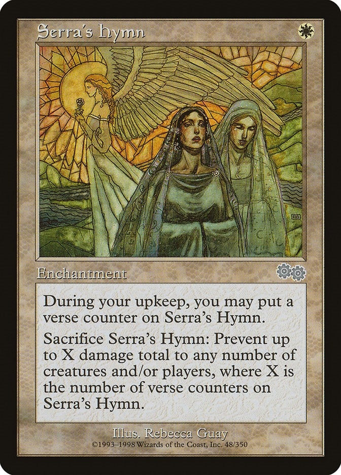 Image for Serra's Hymn (48) [Urza's Saga] - Magic: The Gathering