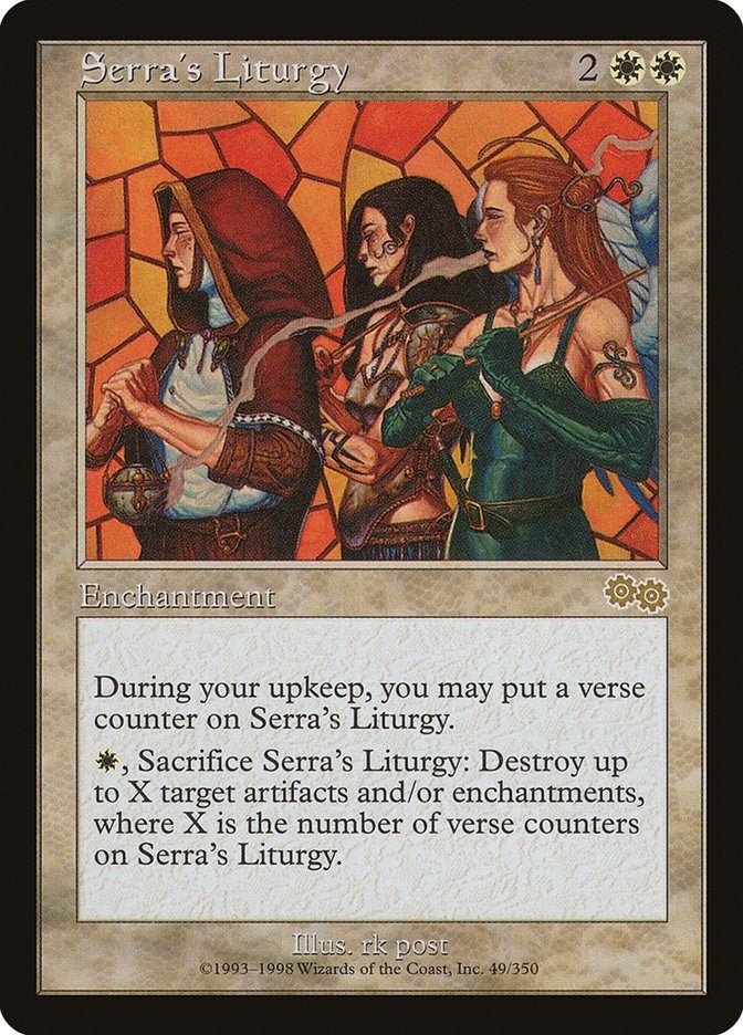 Image for Serra's Liturgy (49) [Urza's Saga] - Magic: The Gathering