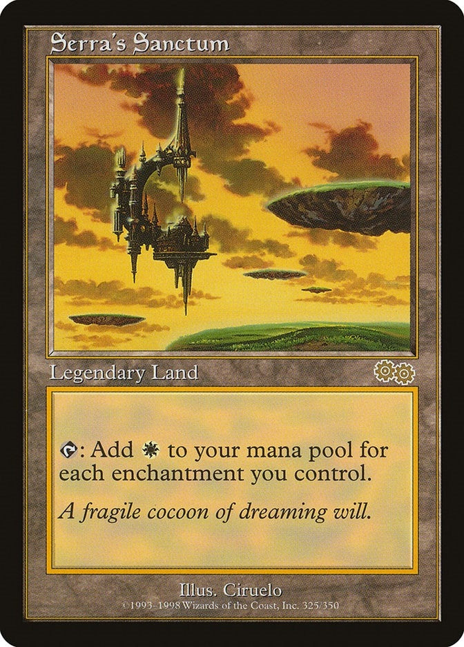 Image for Serra's Sanctum (325) [Urza's Saga] - Magic: The Gathering