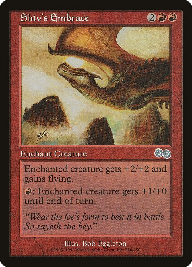 Image for Shiv's Embrace (216) [Urza's Saga] - Magic: The Gathering