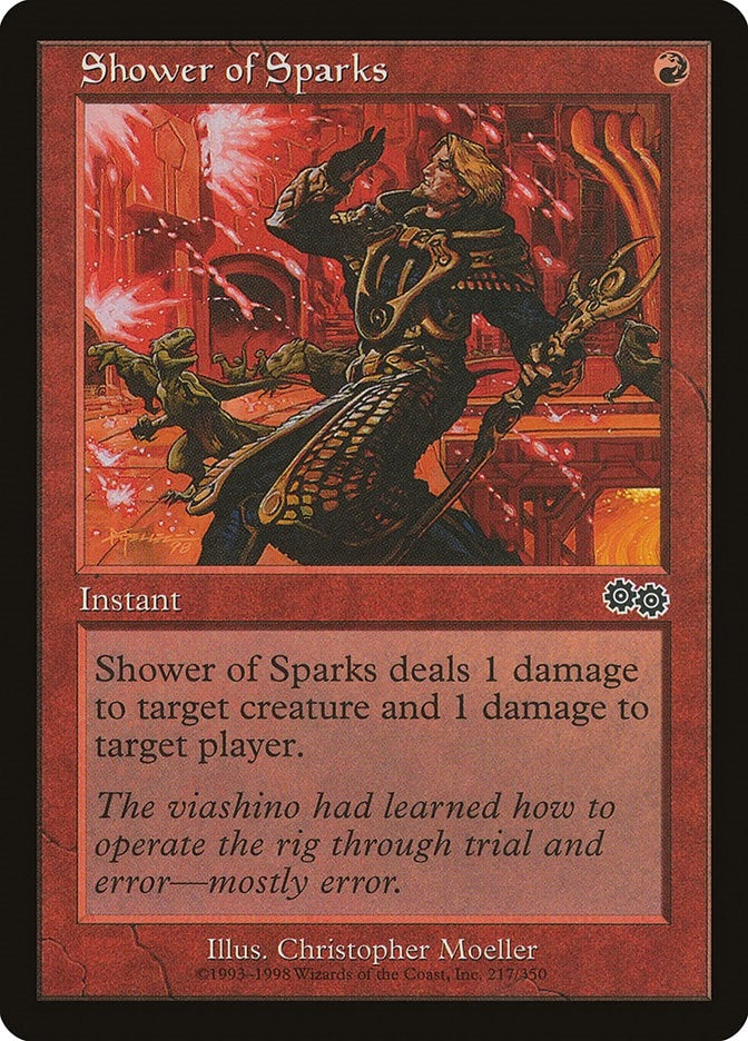 Image for Shower of Sparks (217) [Urza's Saga] - Magic: The Gathering
