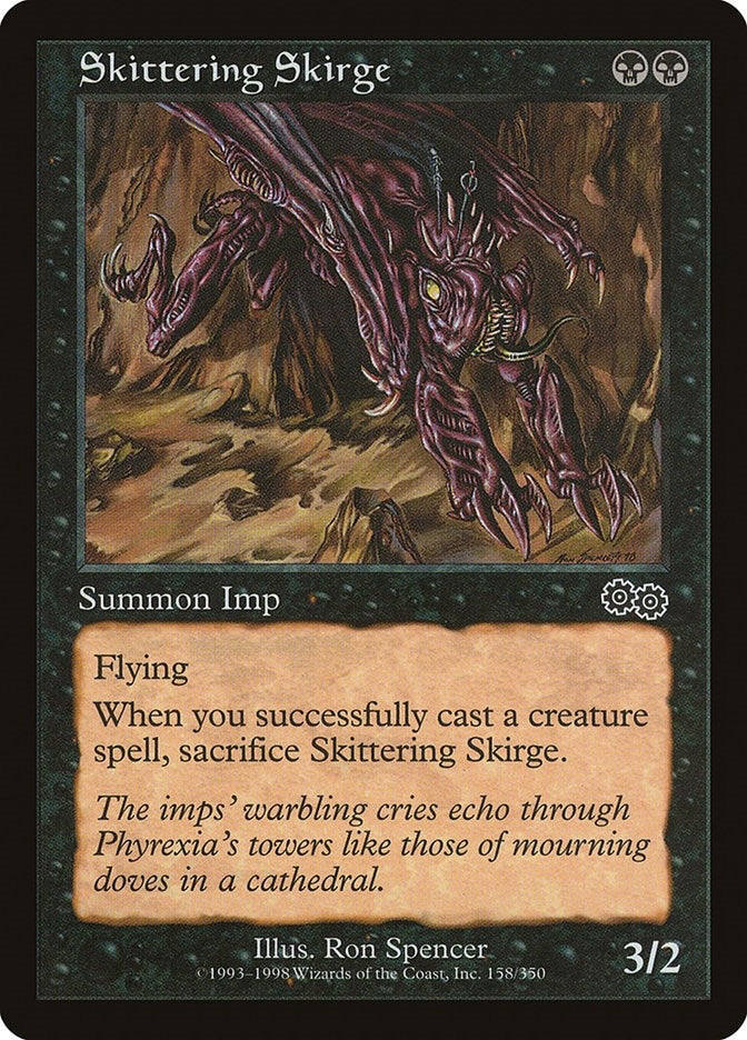 Image for Skittering Skirge (158) [Urza's Saga] - Magic: The Gathering