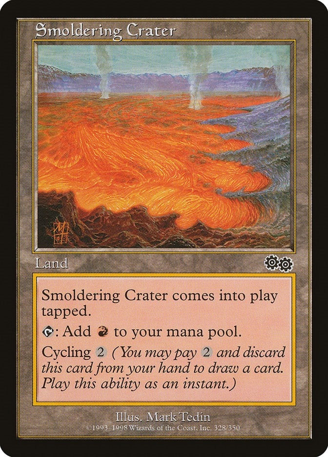 Image for Smoldering Crater (328) [Urza's Saga] - Magic: The Gathering